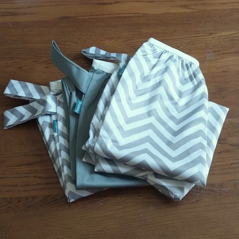 NWT 3 Teamoy Diaper/Laundry Bagd